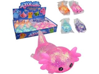 Obrázek z Axolotl mačkací třpytivý 10cm, 4dr (12) 